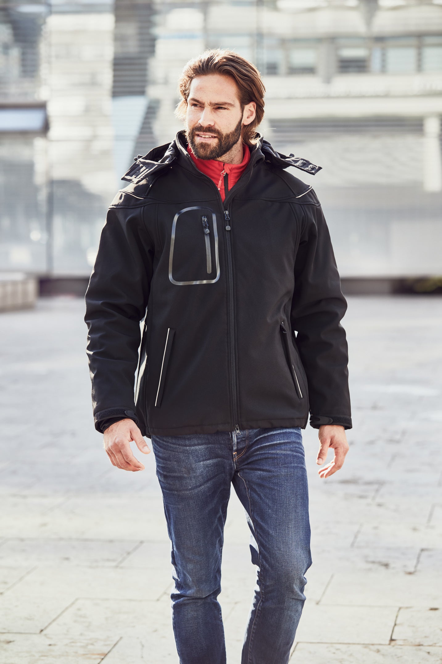 Herren Winter Softshell Jacke -JN1000