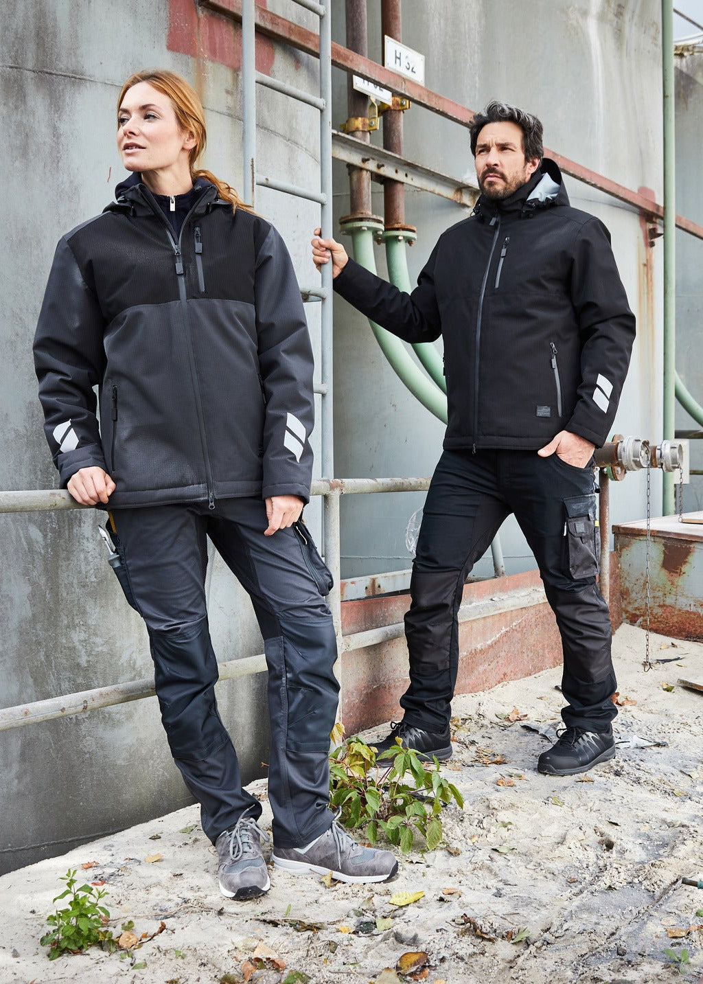 gefütterte Herren Hardshell Regenjacke -JN1815