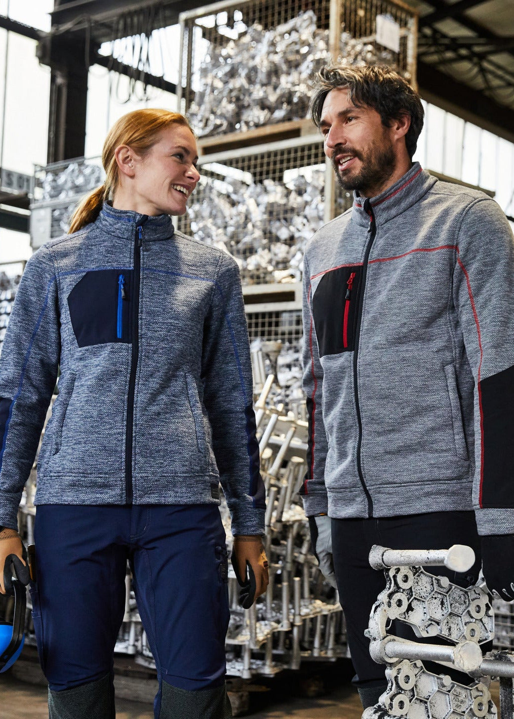 Damen Structure Fleece Jacke -JN1817