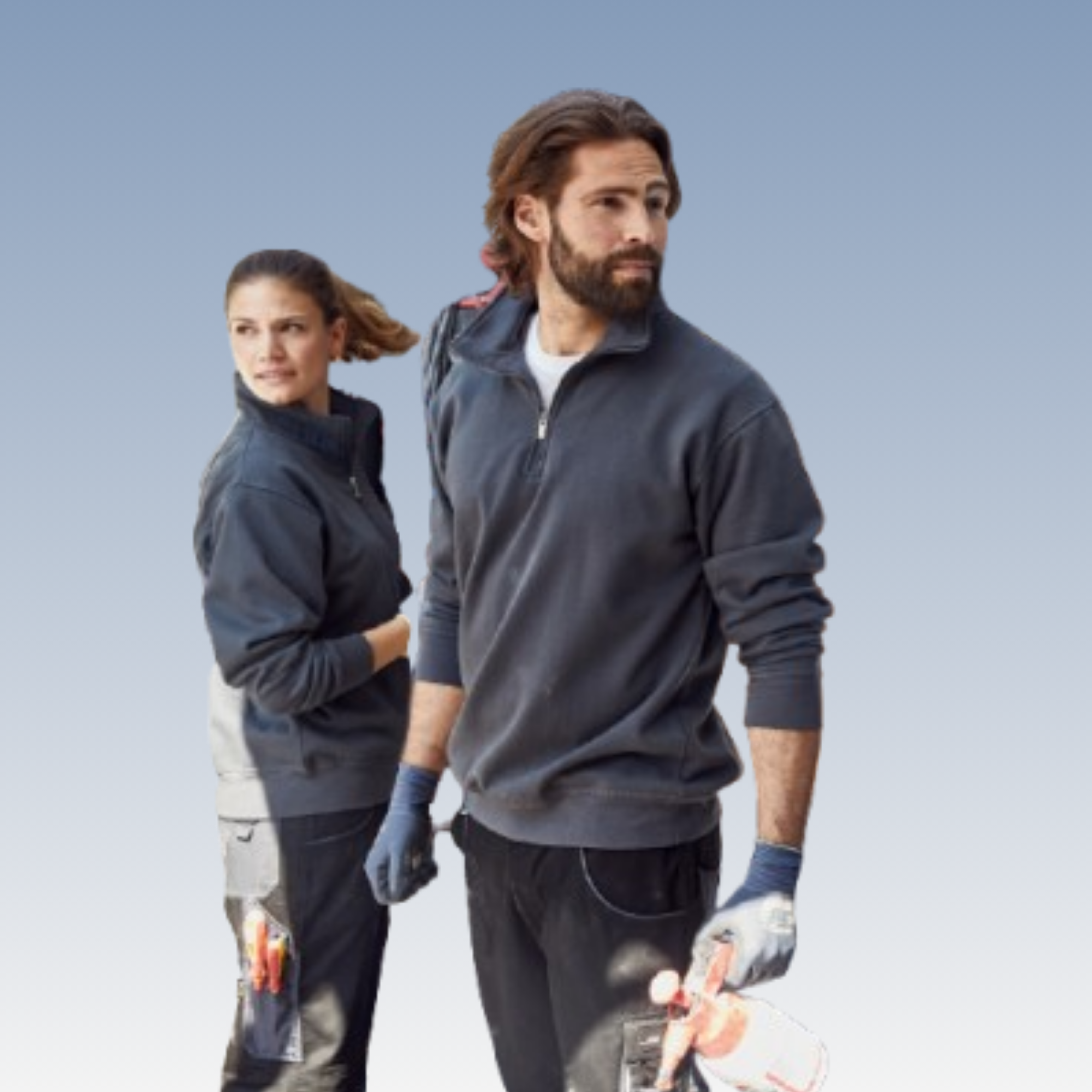 Workwear Half-Zip Jacke -JN831