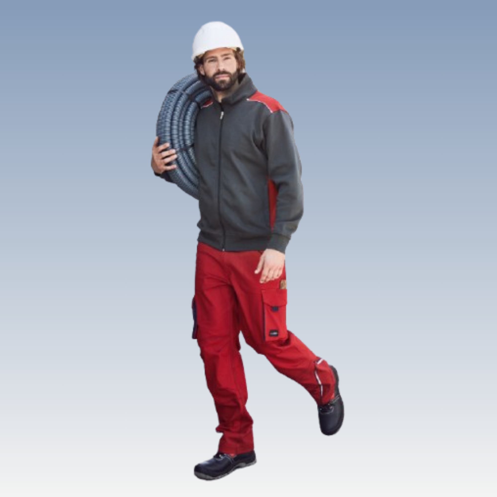 Herren Workwear Sweat Jacke - COLOR -JN870