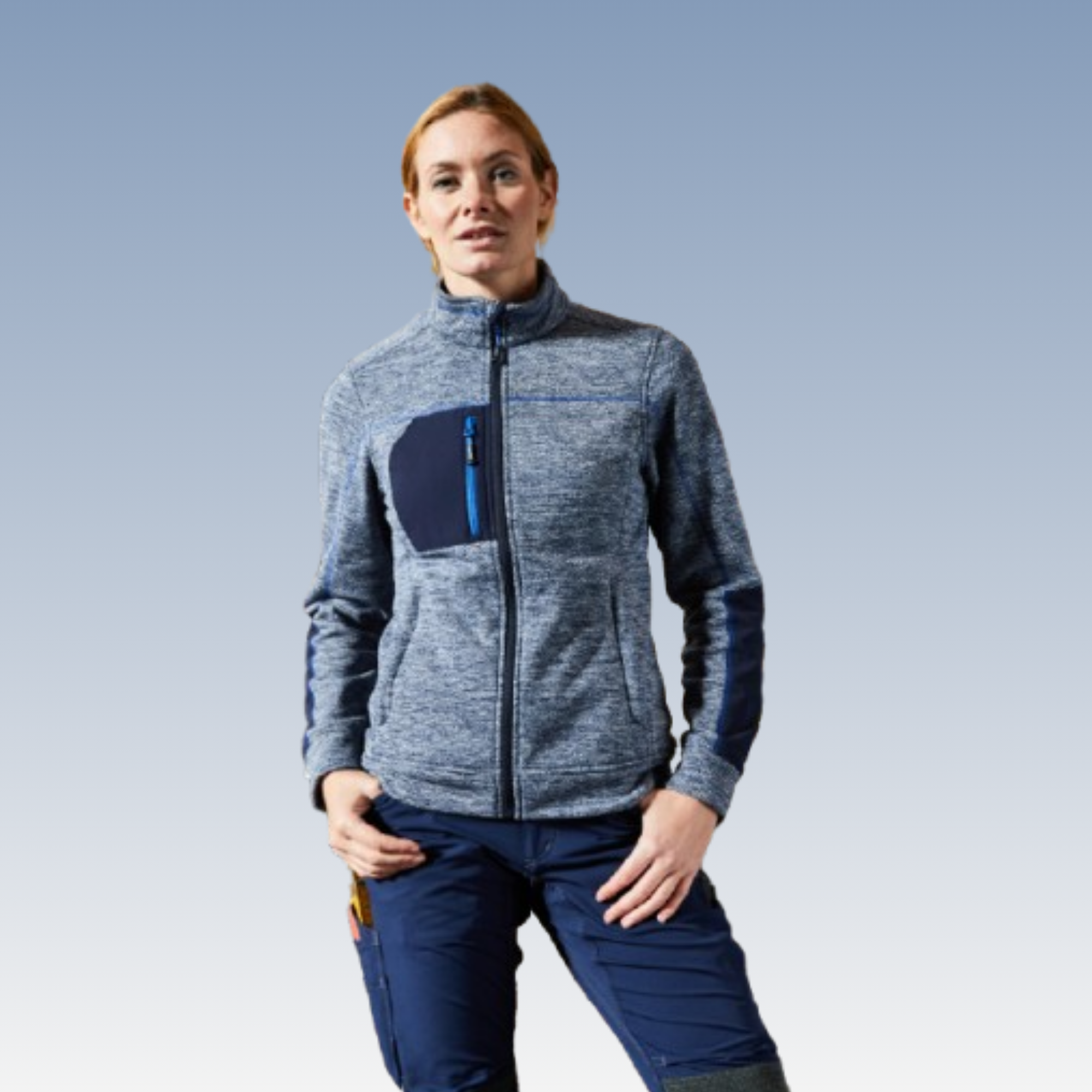 Damen Structure Fleece Jacke -JN1817