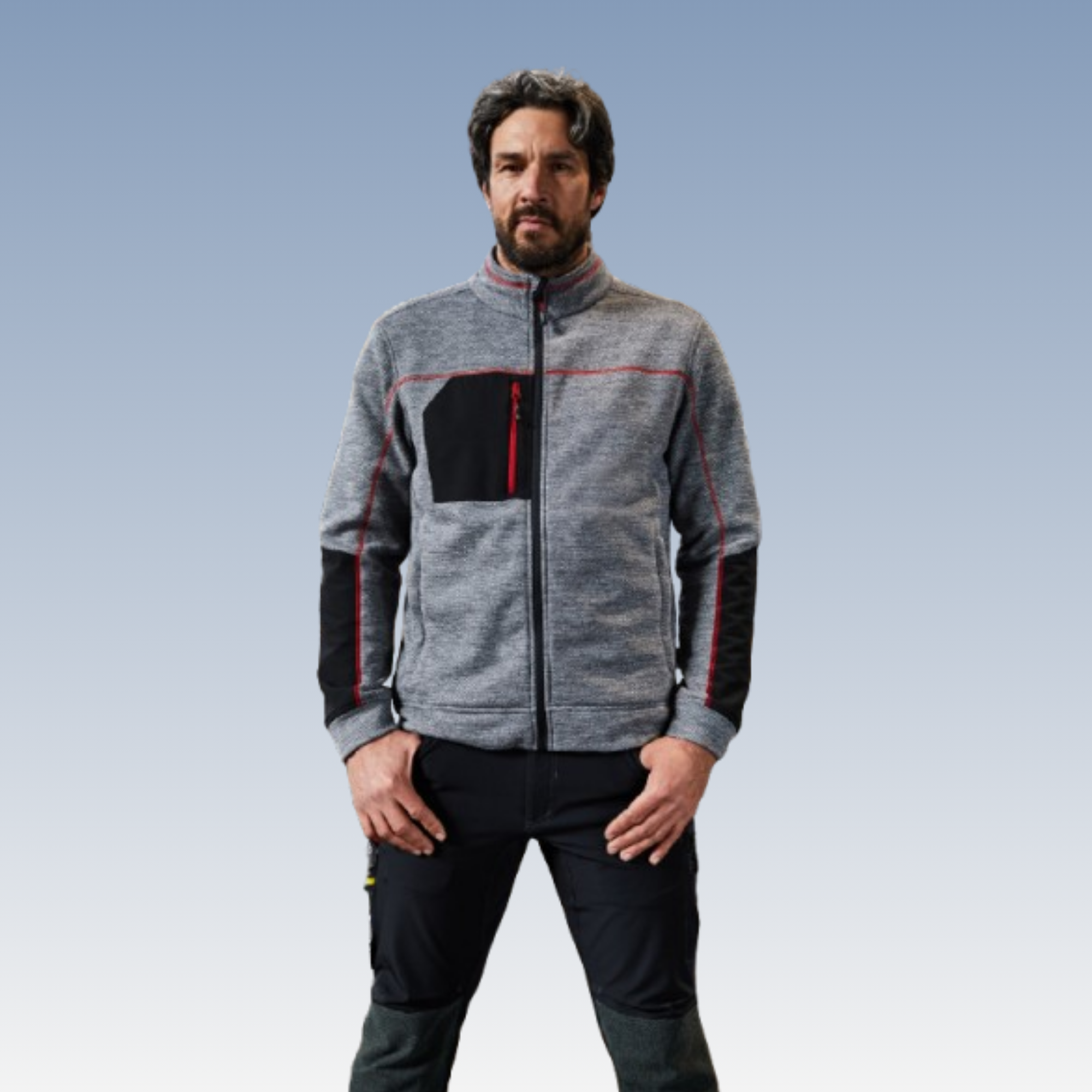 Herren Structure Fleece Jacke -JN1818