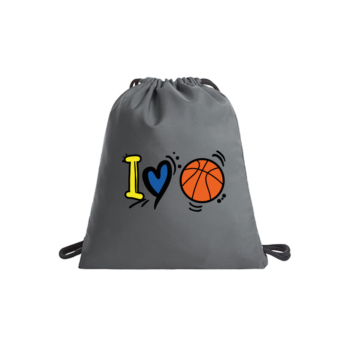 BVL Premium Cotton Gymsac Graphite Grey – I love Basketball