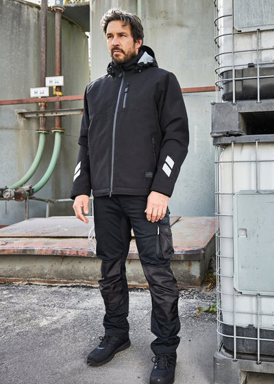 gefütterte Herren Hardshell Regenjacke -JN1815