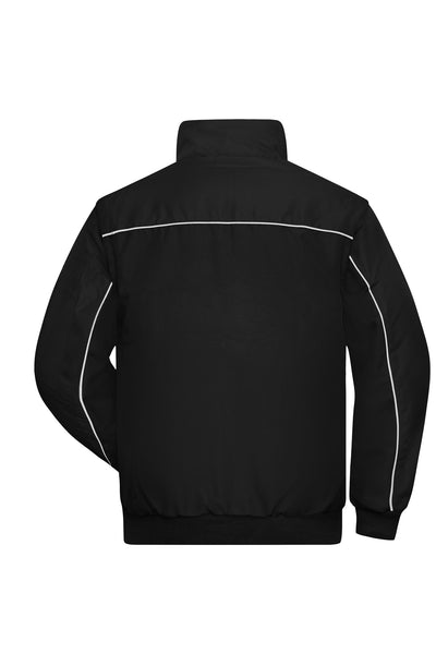 Unisex Workwear Jacke mit abnehmbaren Ärmeln -JN810