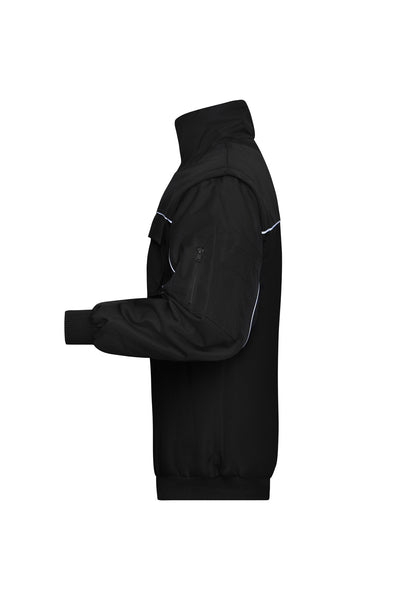 Unisex Workwear Jacke mit abnehmbaren Ärmeln -JN810