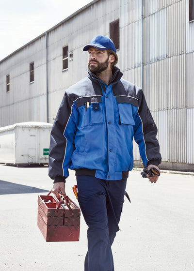 Unisex Workwear Jacke mit abnehmbaren Ärmeln -JN810