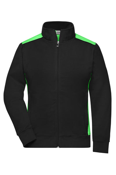 Damen Workwear Sweat Jacke - COLOR -JN869