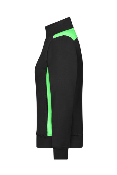 Damen Workwear Sweat Jacke - COLOR -JN869