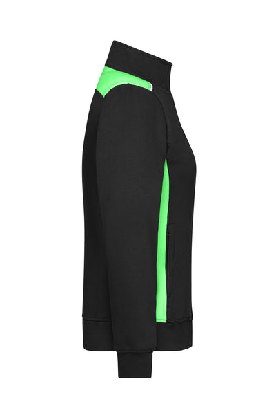 Damen Workwear Sweat Jacke - COLOR -JN869