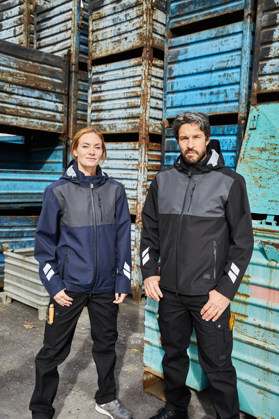 gefütterte Damen Hardshell Regenjacke -JN1814